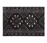 Tapis Déco à Motifs "Saharienne" 120x170cm Noir Noir G