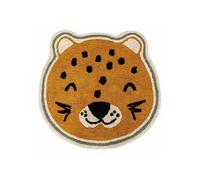 Atmosphera – Tapis pour enfant Kori Léopard Jaune ocre Ø 90 cm