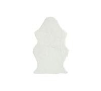 - Tapis Déco Imitation Fourrure toti 57x93cm Blanc