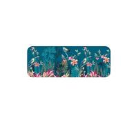 Douceur d'Intérieur, Tapis Rectangle (45 x 120 cm) Alouette Bleu, Flanelle Imprimée