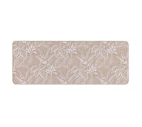 Douceur d'Intérieur – Tapis rectangle Stylis 45 x 120 cm – Blanc – Tissé imprimé
