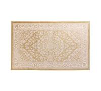 Douceur d'Intérieur Tapis rectangle Irina Viscose tissée Jaune 68 x 110 cm