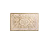 Douceur d'Intérieur Tapis rectangle Irina Viscose tissée Jaune 68 x 110 cm
