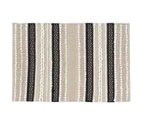 Douceur d'Intérieur Tapis Mirage – style ethnique à rayures 60x90 Naturel G