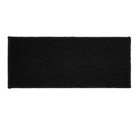 Tapis deco rectangle 50 x 120 cm uni primobis Noir Douceur d'Intérieur