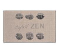Douceur d'Intérieur Tapis déco imprimé Esprit Zen – Rectangle 50 x 80 cm – Polyamide/Latex – Gris G