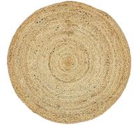 Tapis déco rond en jute 120x120cm