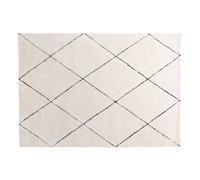 Tapis Déco Shaggy "Patrik" 200x290cm Blanc