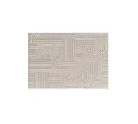 Tapis Ezio Graphique Tissé avec Reliefs Naturel 120x170 cm