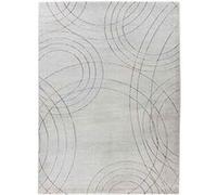 Tapis Déco Tissé Géométrique Lorin Gris 160 x 230 cm