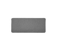 Douceur d'Intérieur - Tapis rectangle Manea - Tissé uni 45 x 120 cm - Gris