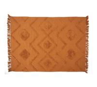 Paris Prix Tapis déco tufté « Ethnique » 120 x 170 cm Terracotta
