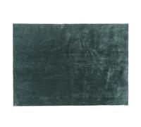 - Tapis en coton et polyester effet viscose vert Undra 300 x 200 cm