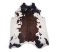 Tapis Déco ""Vache"" 94x100cm Blanc & Marron