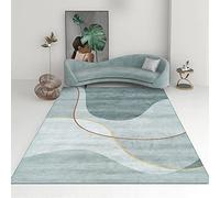 Tapis décoratif à lignes simples pour la décoration d'intérieur dans la chambre à coucher, le salon, la salle à manger et le bureau