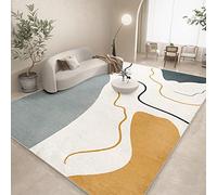 Tapis décoratif à lignes simples pour la décoration d'intérieur dans la chambre à coucher, le salon, la salle à manger et le bureau