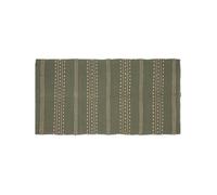 Tapis décoratif - Atmosphera - Coton Vert Kaki - 70 x 140 cm - Épaisseur 0.5 cm - Rectangulaire