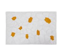 Atmosphera - Tapis déco tufté Daisy - 60 x 90 cm - Blanc G