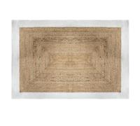 Atmosphera – Tapis en jute Bord blanc 120x170 cm