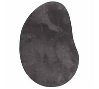 Tapis décoratif en polyester - vidaXL - 140x200 cm - Anthracite - Antidérapant - Pliable - Lavable en machine