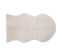 Tapis décoratif Fourrure Ivoire 90 x 150 cm - Atmosphera
