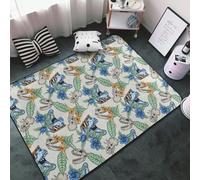 Tapis décoratif pour salon, chambre à coucher, salon, tapis antidérapant et lavable pour chambre à coucher, salon, 0,9 x 1,5 m, motif tête de dinosaure amusante, 152,4 x 99,1 cm