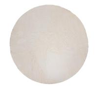 Atmosphera – Tapis imitation fourrure "Automne" 118 cm Blanc