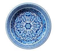 Tapis Delft Blue Plate Ø250cm