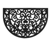 Tapis demi-lune - L 60 x H 40 cm - Odelin Noir G