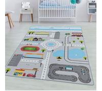 Tapis d'Enfant Chambre - Titan - La Circulation - Gris - 120 x 170 cm - 100% Polypropylène - SIMPEX