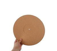 Tapis D'enregistrement 12 Pouces Antistatique, Tapis de Disque Vinyle pour Disque LP 12 Pouces, Plaque Tournante Slipmat Record Tapis de Liège Antistatique Tapis Anti-Vibration Diamètre 295 Mm