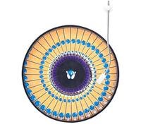 Tapis D'enregistrement, Affichage Audiovisuel Interactif, 30,48 Cm / 12 Pouces, Tapis De Zootrope Animé, De Platine À Illusion D'optique, Cadeau Attentionné, pour DJ, Collectionneurs De Vinyles