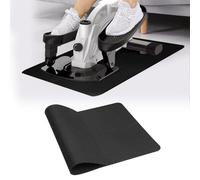 Tapis d'entraînement antidérapant double face pour elliptiques sous le bureau, 60 x 43,2 cm, tapis d'équipement pour exercices d'ellipse, stepper d'escalier, stabilité et protection du sol
