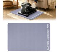 Tapis d'entraînement antidérapant double face pour machine elliptique, tapis en caoutchouc de 60 x 40 cm, tapis d'exercice pour exercices de jambes, protection du sol et utilisation en salle de sport