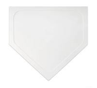 Tapis d'entraînement de baseball et softball pour la maison, la première base, la deuxième base, la troisième base et le lanceur avec construction en caoutchouc (tapis de plaque de maison)