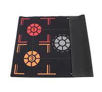 Tapis d'entraînement de Basket-ball en Caoutchouc Noir de 2 Mm, Système d'entraînement pour Enfants pour la Maison avec 150 Cm