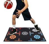 Tapis D'entraînement de Basket-Ball, Entraîneur de Jeu de Jambes Multisports pour Le Football Et Le Basket-Ball, Tapis D'entraînement Antidérapant pour Enfants Et Adultes