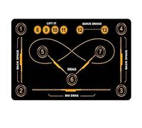 Tapis d'entraînement de foot - Silencieux antidérapant grand format portable | Tapis de Manipulation de Crosse pour le Développement des Compétences,pour les âges: adultes, passionnés, débutants, spor