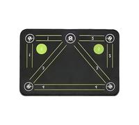 Tapis d'entraînement de football | 51 x 79 cm antidérapant avec amortissement - Tapis d'entraînement intérieur de football | Pour pratiquer le contrôle de la balle et les mouvements des pieds pour