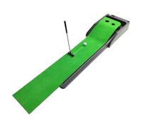 Tapis d'entraînement de golf: Couverture de piste de retour automatique, entraîneur de de putt, simulateur de golf dans l'arrière-cour, aide à la pratique à domicile | Track Fleece Putting Gre