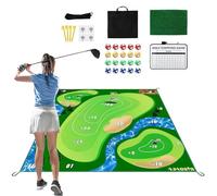 Tapis d'Entraînement de Golf Extérieur - Équipement d'Exercice pour Sports - Tapis de Putting Golf Multifonction,Pour une Utilisation en Extérieur, à la Maison, dans le Jardin, au Practice, au Bureau,
