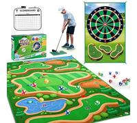 Tapis d'entraînement de Golf, Jeu de Golf en intérieur - Tapis de déchiquetage pour la Pratique du pour,Activités de Jardin dans la Cour, Jeu de pour Salle d'étude, Salon