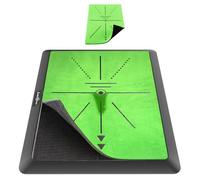 Tapis d'entraînement de golf LIBERRWAY - Analyse de la trajectoire de swing avec 1 remplacement - Portable pour améliorer la précision du swing et la distance