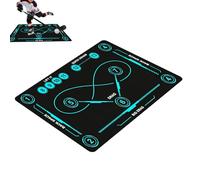 Tapis d'entraînement de hockey sur gazon, planche de dribble de précision portable, protection du sol, tapis d'entraînement de hockey - pour les âges, les amateurs de football, les adultes, les