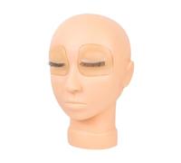 Tapis d'entraînement en silicone pour extensions de cils - Outil d'entraînement pour débutants avec structure oculaire réaliste - Simulation pour salon de coiffure à domicile - Modèle yeux