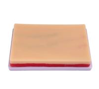 Tapis d'entraînement en silicone pour peau humaine - Injections répétables - 4 veines et 3 couches - Anatomie du corps - Éponge en silicone