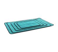 Flamingo Tapis d'entrainement Lavable Patsy Vert XL ANTIDERAPANT 101x64,5CM