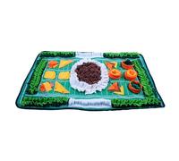 Tapis d'entraînement multifonction pour animaux de compagnie avec jeu de parfum et distributeur de friandises pour chien et chat en polaire enrichi jouet distributeur de friandises puzzle mangeoires