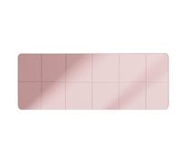 Tapis d'entraînement pliable | Tapis léger pour voyage - Tapis d'entraînement pour yoga, pilates, étirements, exercices au sol et de fitness - 183 x 61 x 0,3 cm