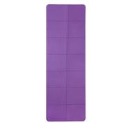 Tapis d'entraînement portable - Tapis de fitness pliable antidérapant avec étui de transport, tapis d'exercice domestique silencieux pour yoga, étirement, pilates, gym, routines de gym, coussin de